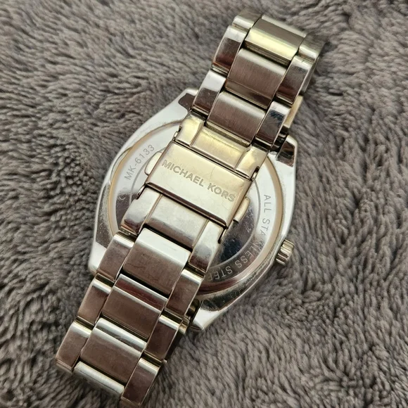Michael Kors Silver and Crystal Women\'s Watch 6.5\